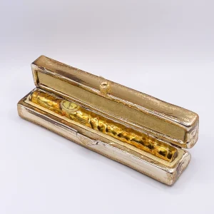 GMC Goldenes Zigarren-Etui mit goldener Zigarre