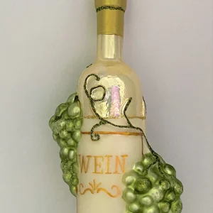 Hanco Weisswein - Flasche mit Trauben-Ranken verziert