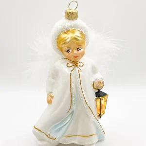 Hanco Das Christkind leuchtet mit der Laterne