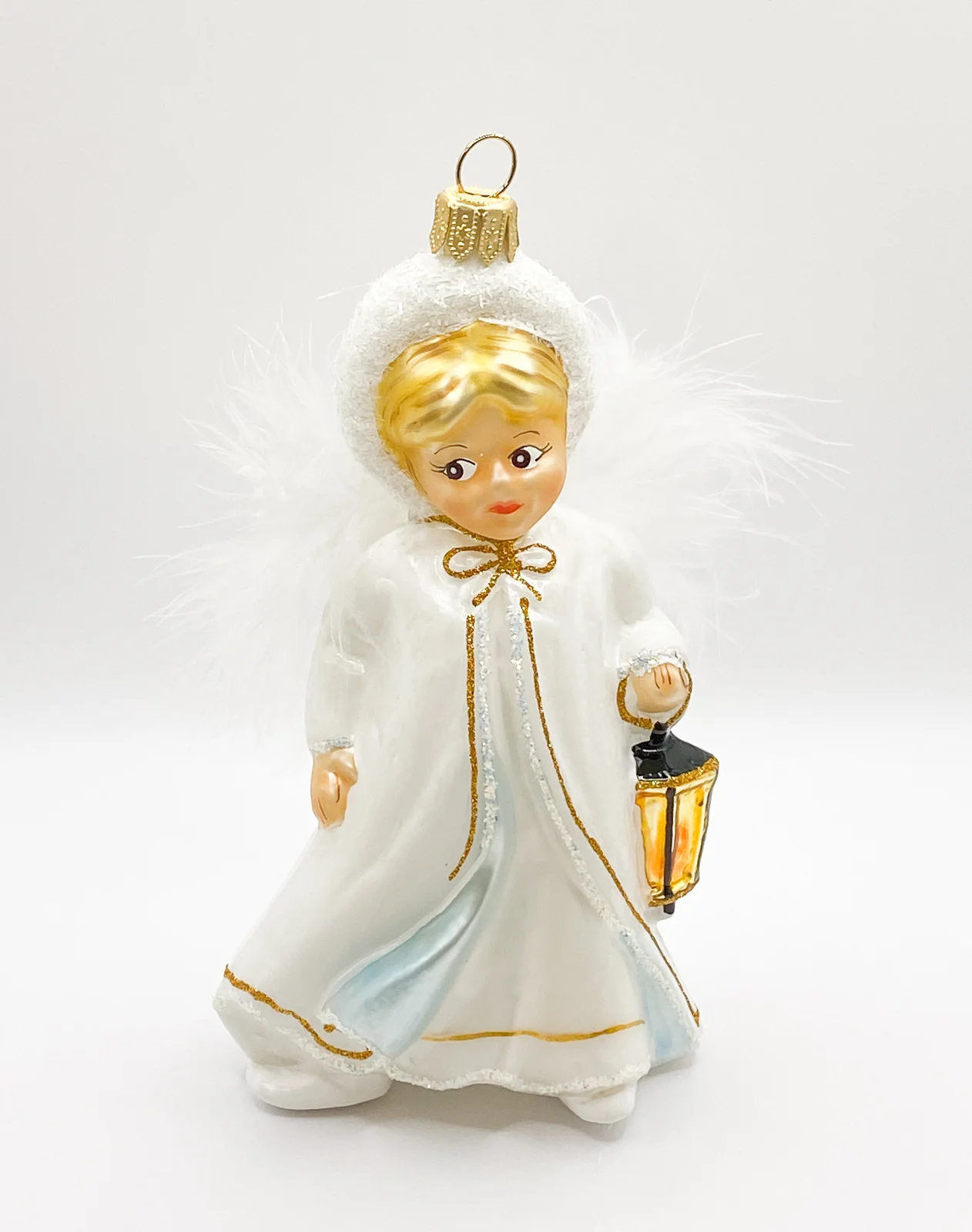 Hanco Das Christkind leuchtet mit der Laterne