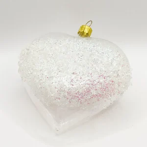 Sonstige Transparentes Herz mit Glitzerstreifen