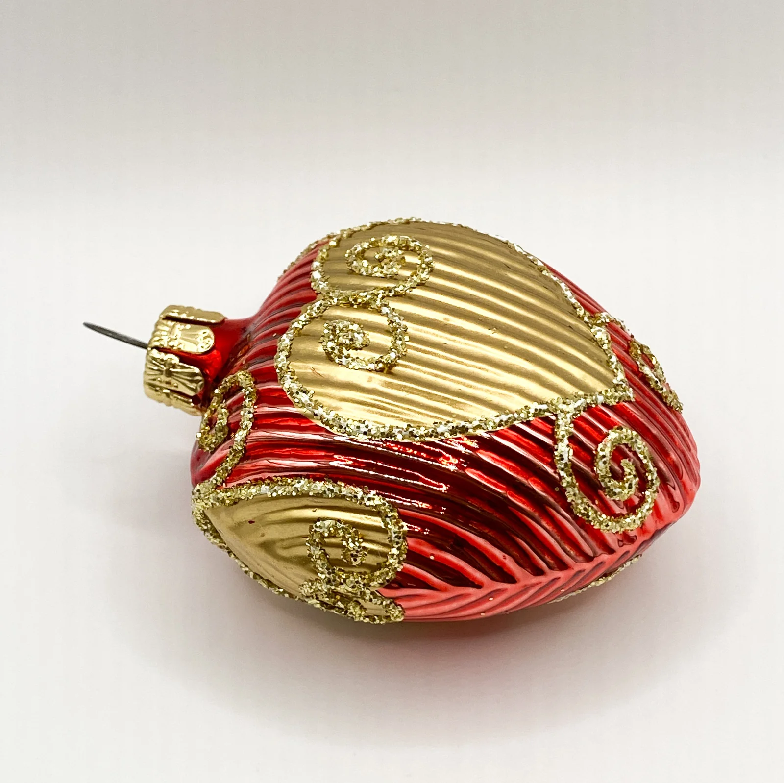 ANVA Nostalgisches Herz rot gold