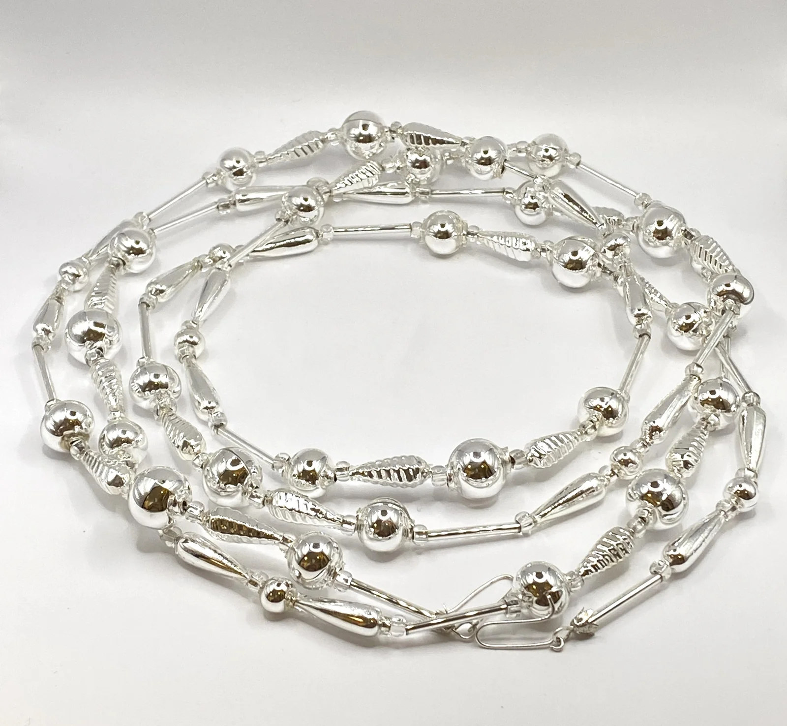 ANVA Gablonzer Christbaumkette silber
