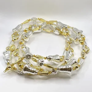 ANVA Gablonzer Christbaumkette Silber und Gold