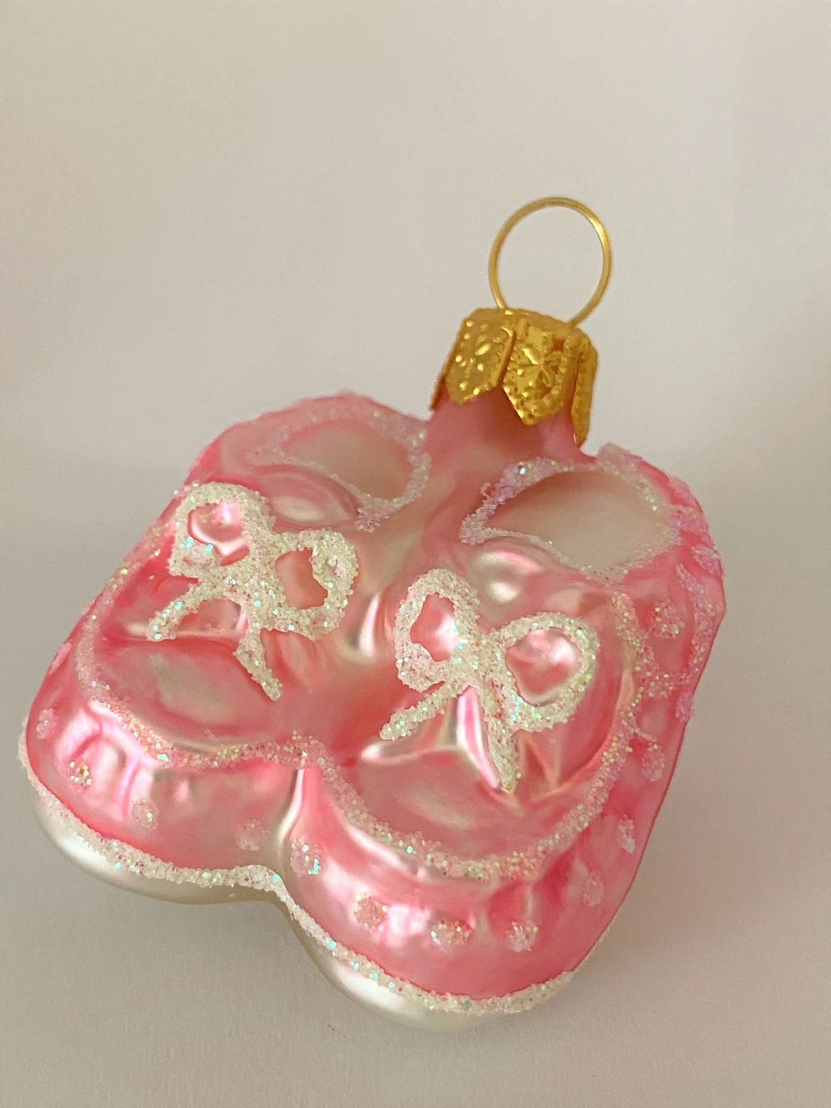 Glaspol Kleine rosa Baby-Finkli