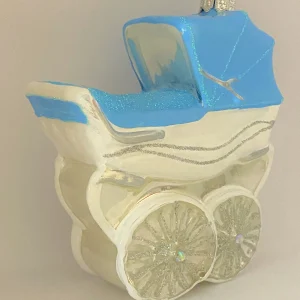 GMC Nostalgischer Kinderwagen, blau