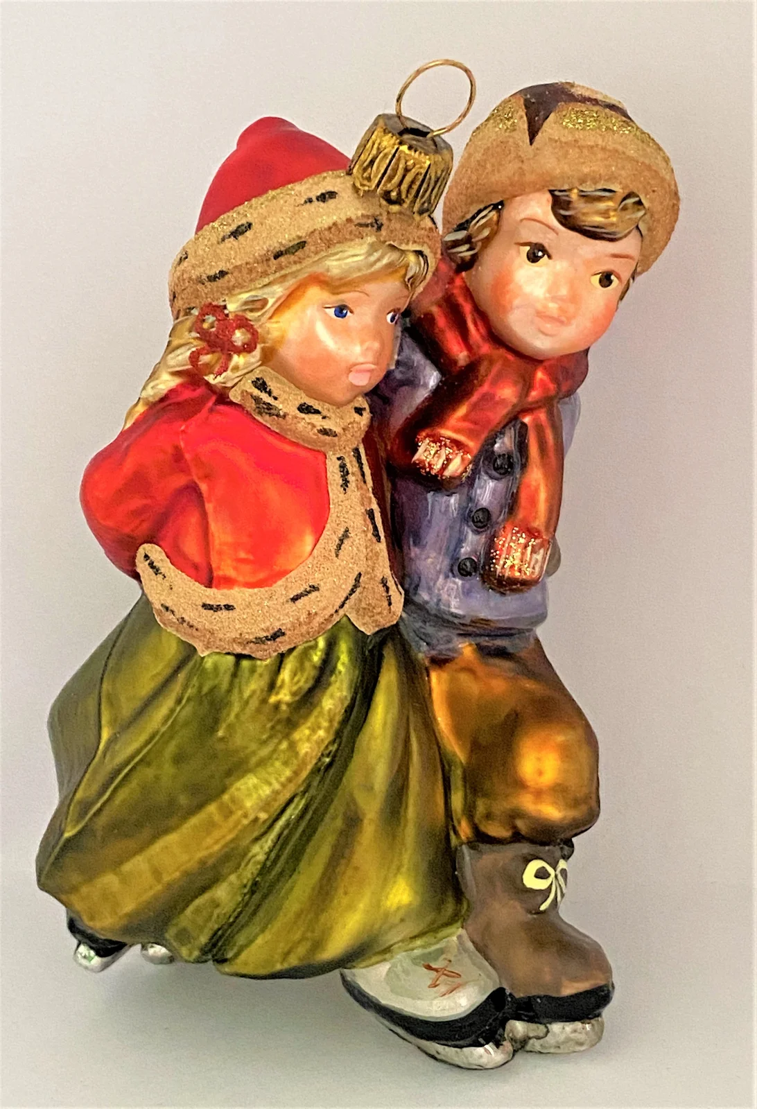 Komozja Mädchen und Junge laufen Schlittschuh, KOMOZJA MOSTOWSKI