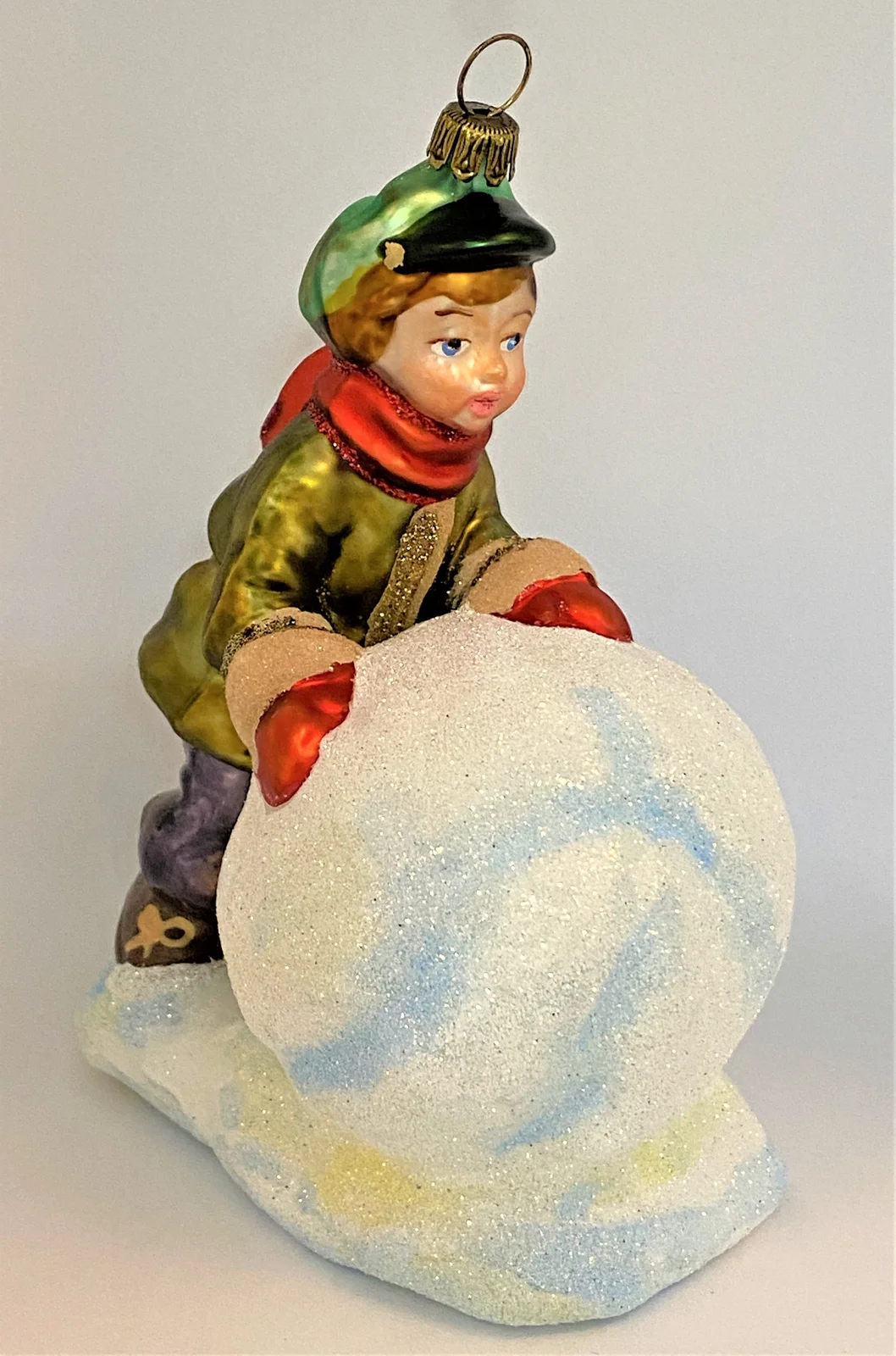 Komozja Der Junge will einen grossen Schneemann bauen , KOMOZJA MOSTOWSKI