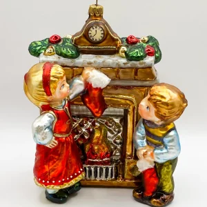 Komozja Die Kinder hängen ihre Weihnachtsstrümpfe an den Kamin, KOMOZJA MOSTOWSKI