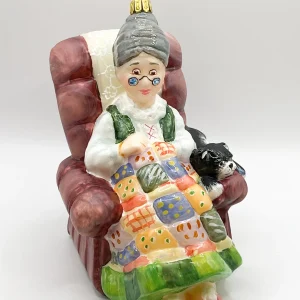 Komozja Die Oma hat es sich mit der Katze im Fauteuil gemütlich gemacht, KOMOZJA MOSTOWSKI