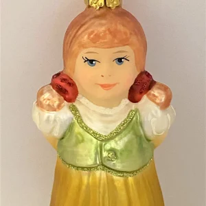 Inge-Glas Kleines Mädchen versteckt das Geschenk hinter dem Rücken