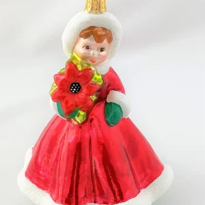 Sonstige Mädchen im roten Winterkleid