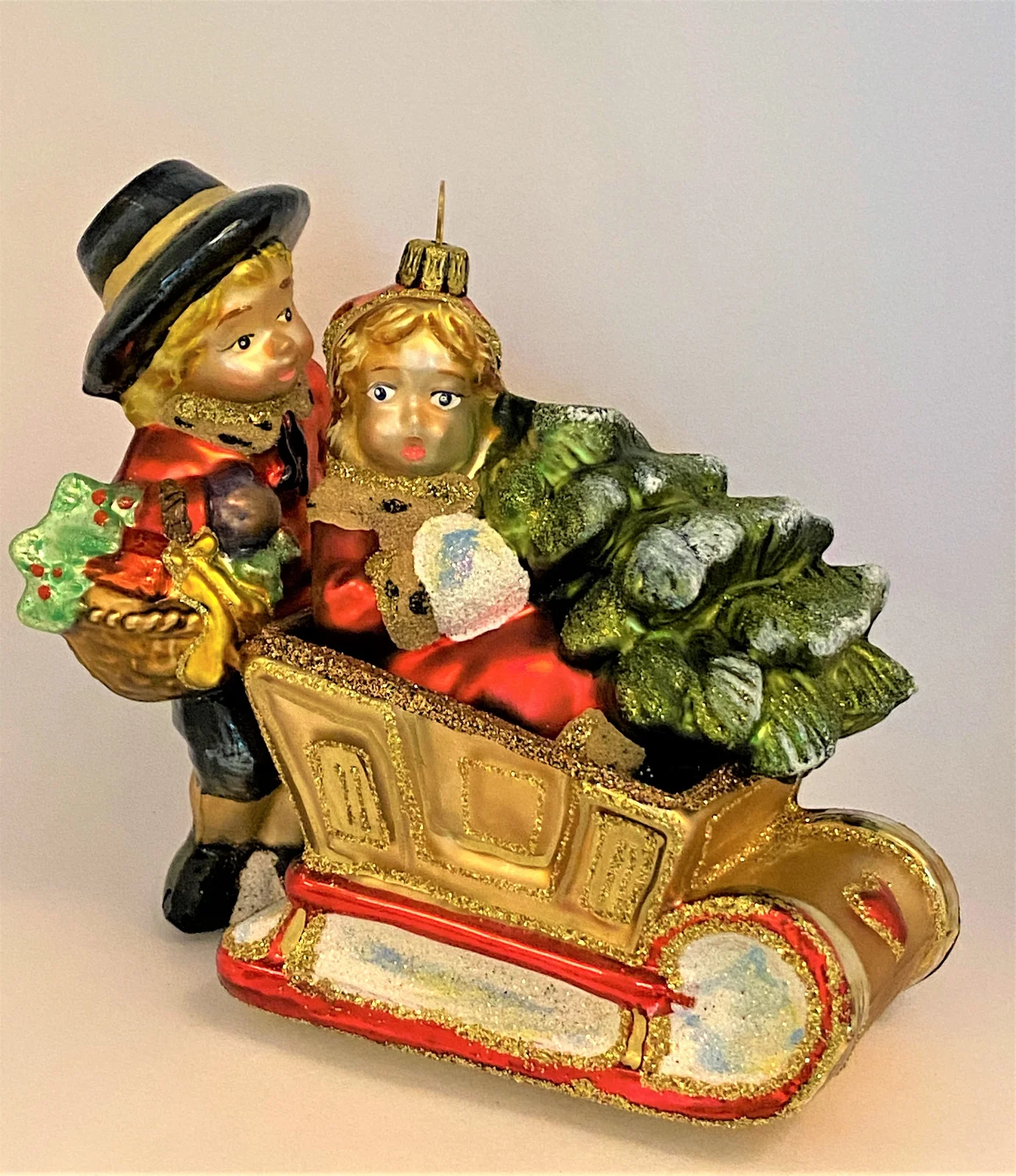 Komozja Die Kinder holen mit dem Schlitten den Weihnachtsbaum, KOMOZJA MOSTOWSKI