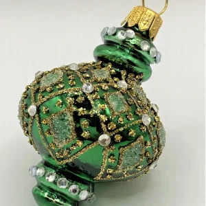 Szklo Grünes orientalisches Ornament