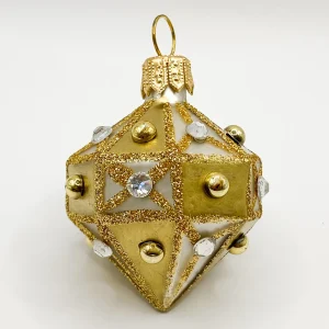 Szklo Goldenes orientalisches Kreisel-Ornament