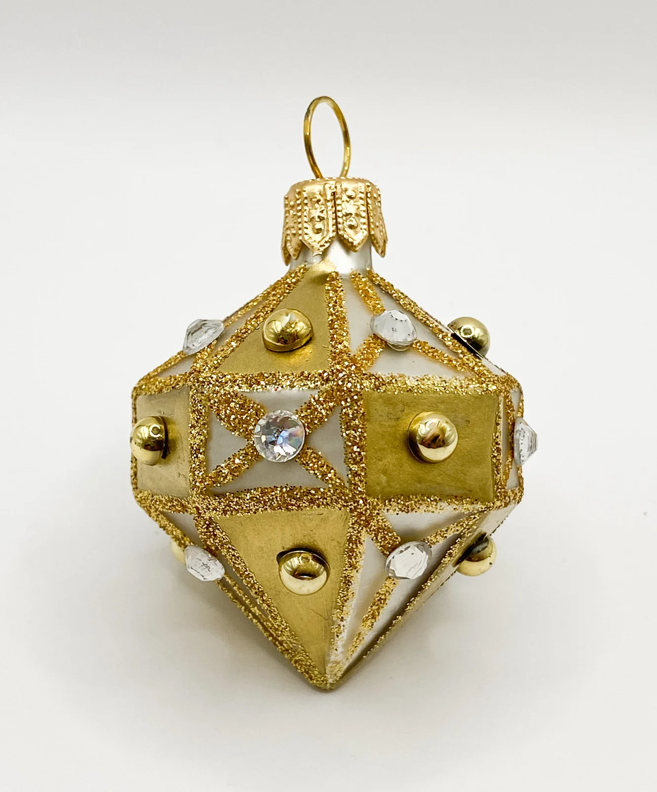 Szklo Goldenes orientalisches Kreisel-Ornament