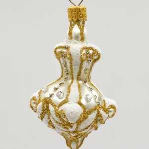 Szklo Weisses orientalisches Laternen-Ornament