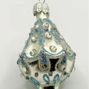 Szklo Silbernes Lampion-Ornament