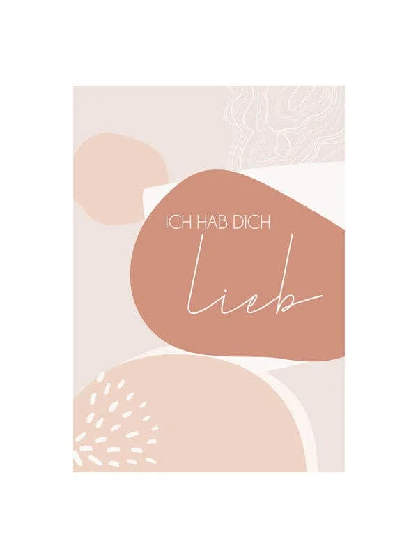 Most Lovely Just4You Forex-Karte – „Ich hab dich lieb“