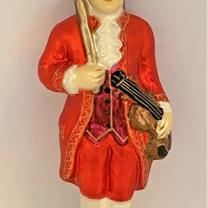 Hanco Mozart, stehend mit Geige
