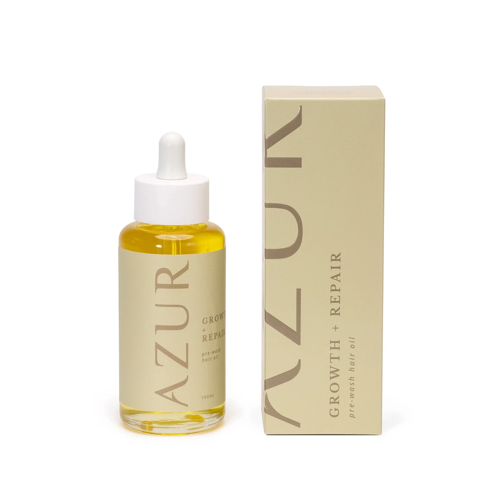 Azur Natural Bodycare BV WACHSTUM + REPARATUR Vorwäsche-Haarserum | 100% Natürlich