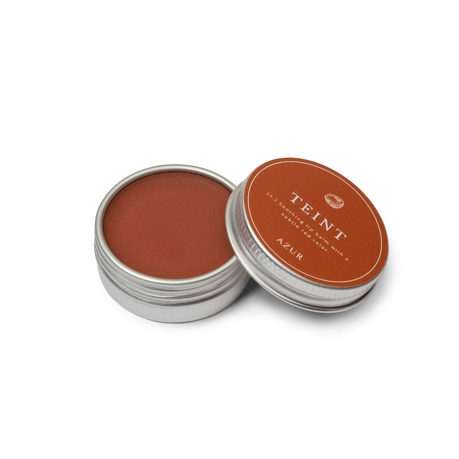 Azur Natural Bodycare BV TEINT | 100% natürlicher Lippenbalsam | Rot | Lippen & Wangen