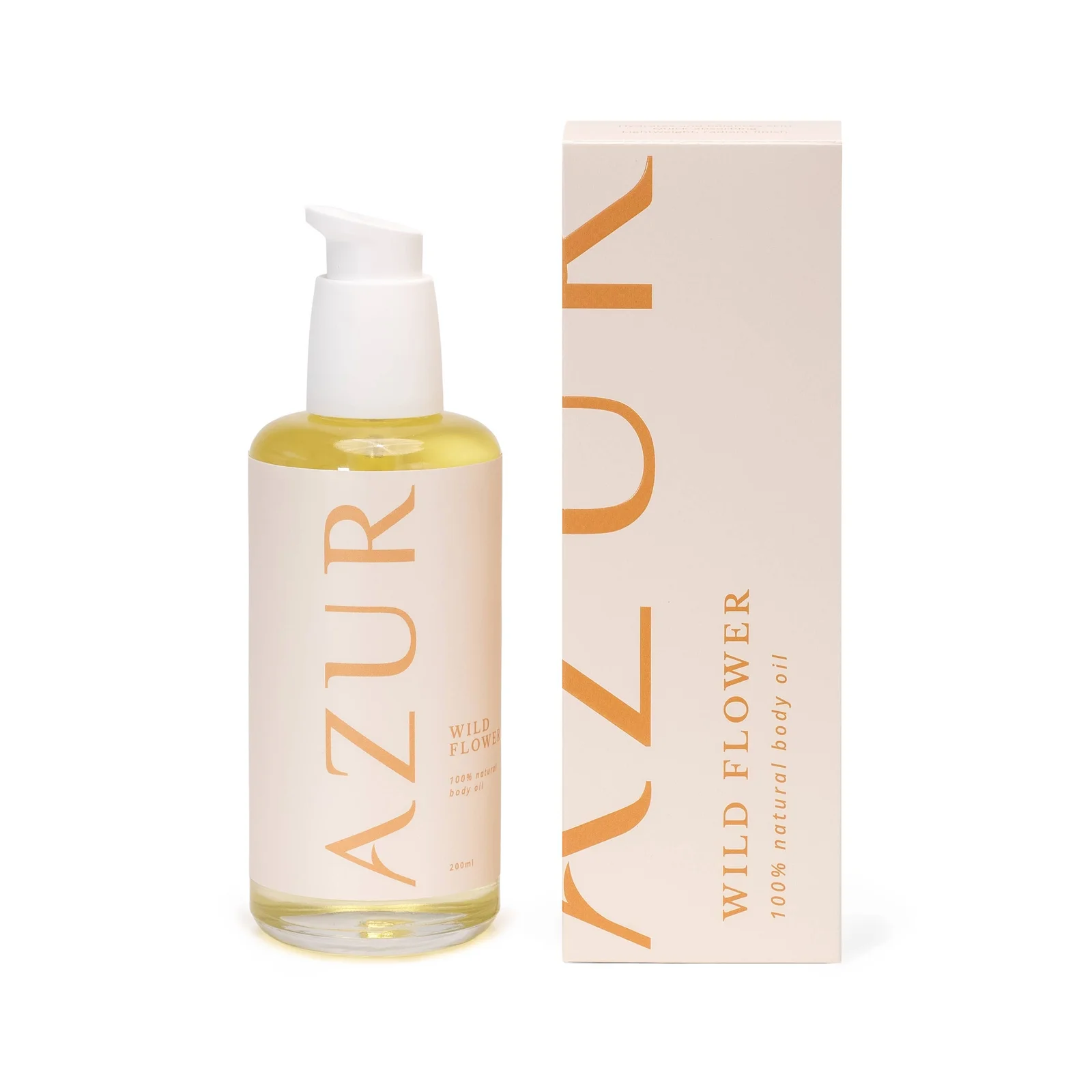 Azur Natural Bodycare BV KÖRPERÖL WILDBLUME | 100% Natürlich | Squalan