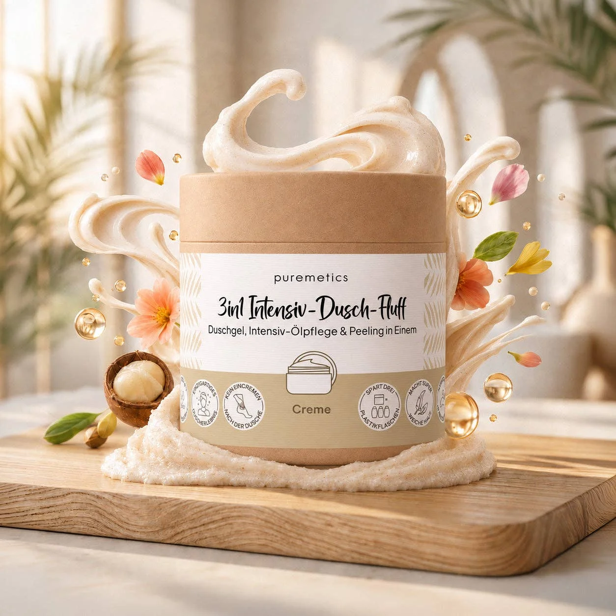 puremetics GmbH 3in1 Intensiv-Dusch-Fluff 'Creme'
