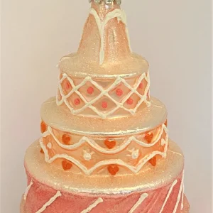 Christborn Hochzeitstorte rosa, 3-stöckig