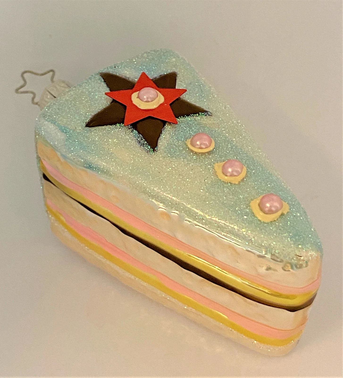 Inge-Glas Buttercremetorte mit Sternendekor