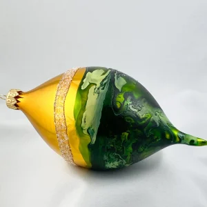 GMC Olive hellgrün-dunkelgrün marmoriert mit goldener Kappe