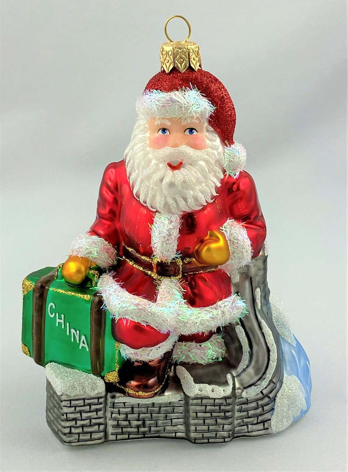 Impuls Santa Claus mit chinesischer Mauer