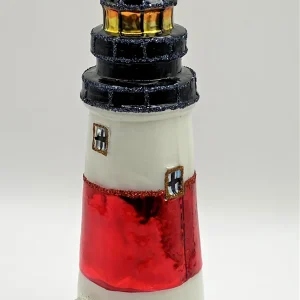 Hanco Weiss rot gestreifter Leuchtturm