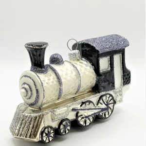 Hanco Lokomotive weiß, schwarz, silber