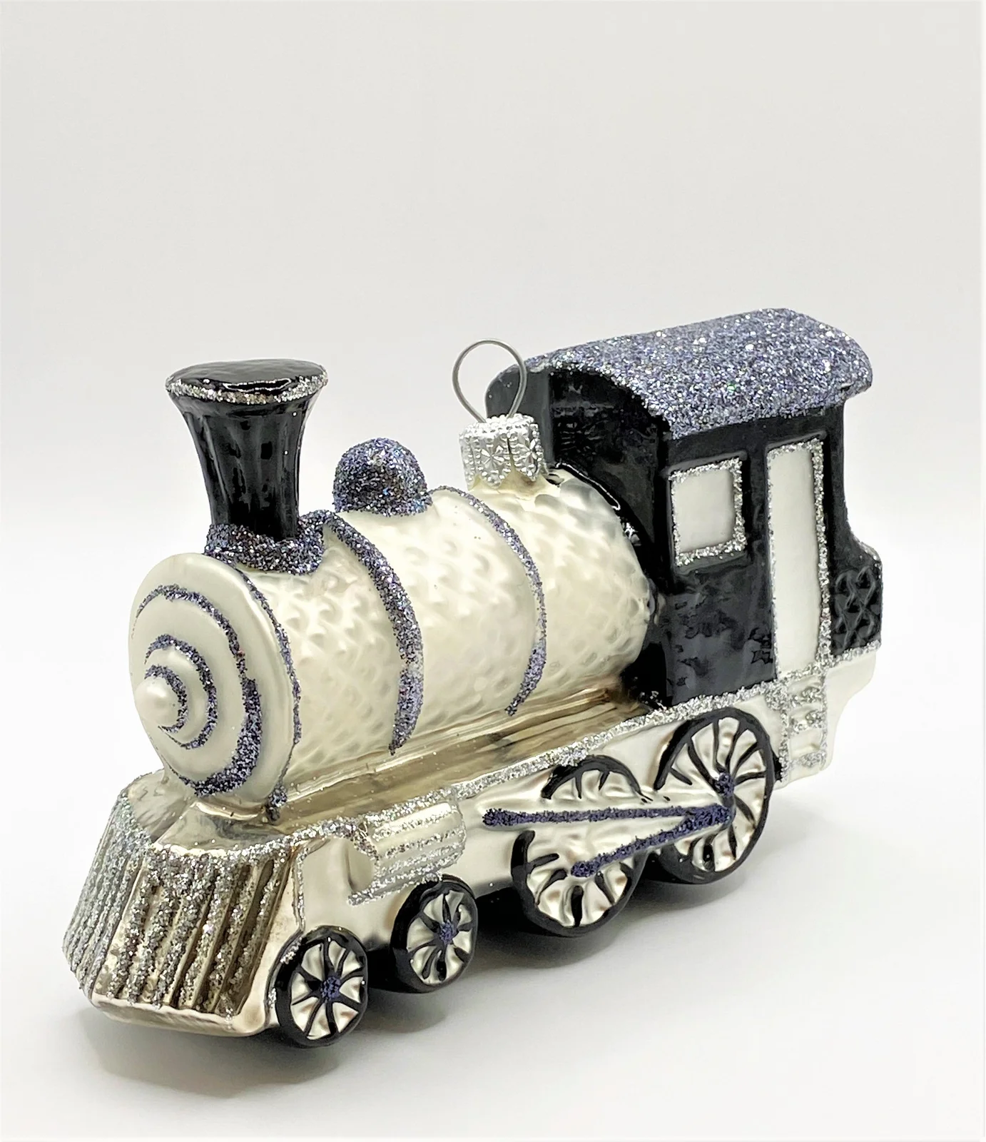 Hanco Lokomotive weiß, schwarz, silber