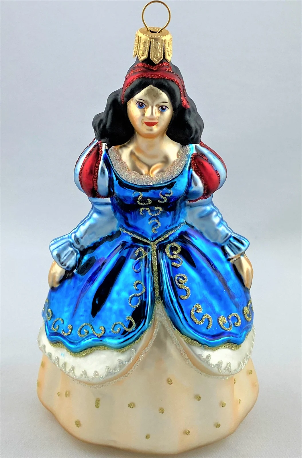 Oberfränkische Prinzessin im blauen Kleid