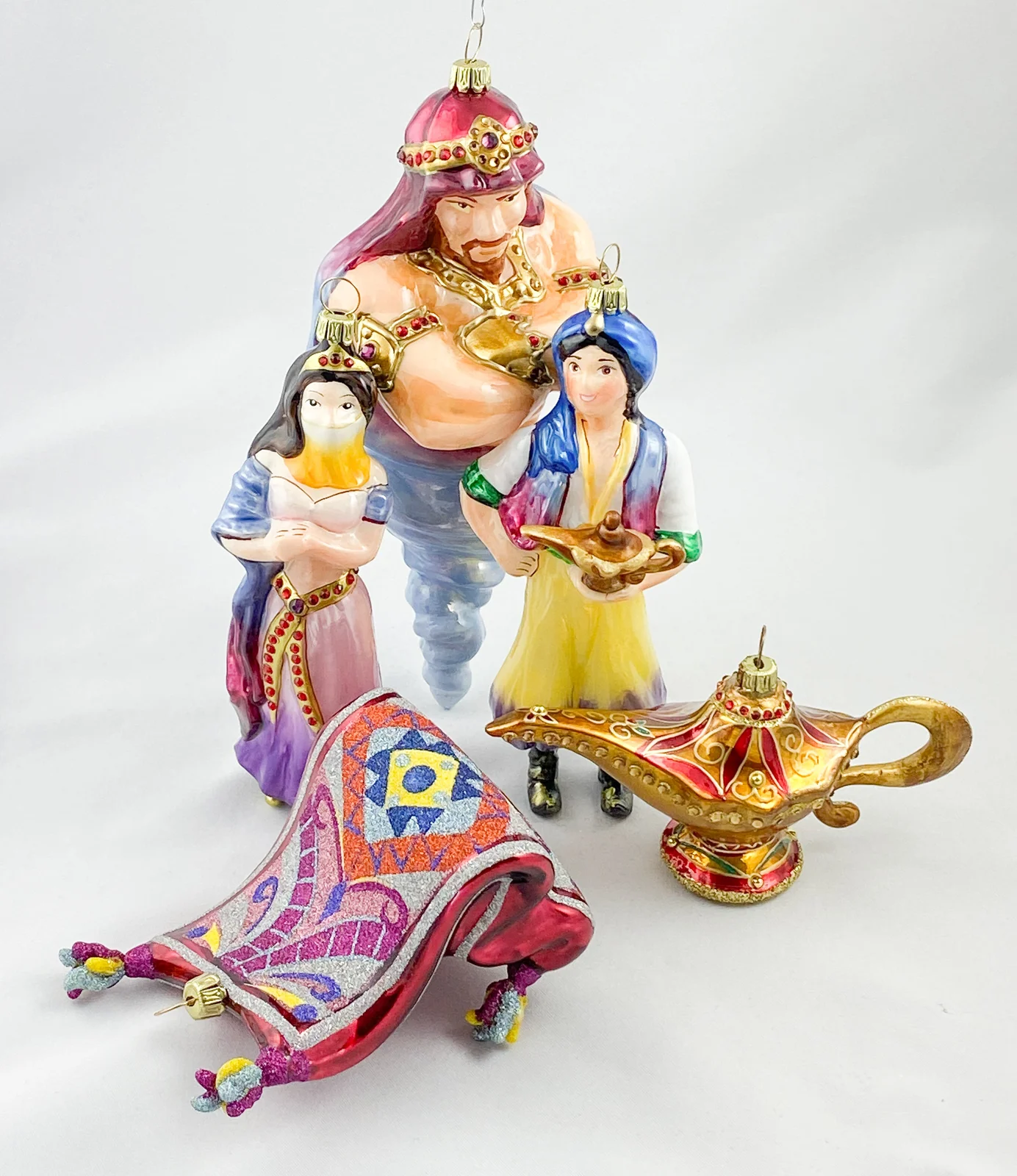 Komozja Scheherezade Märchen Set mit Aladdin, Wunderlampe, Dschinn und fliegendem Teppich, 5 Teile, KOMOZJA MOSTOWSKI