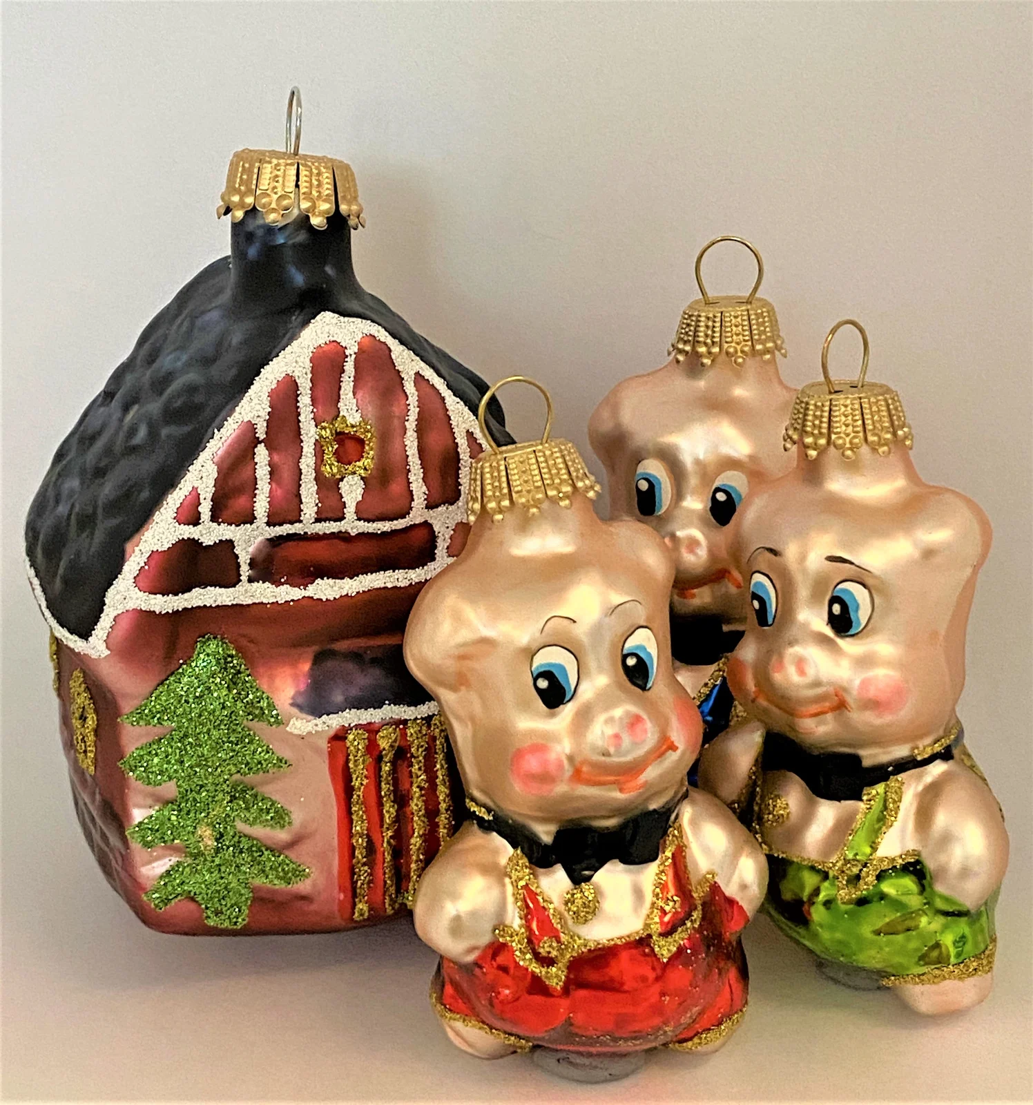 Krebs Märchen von den Drei kleinen Schweinchen, Set