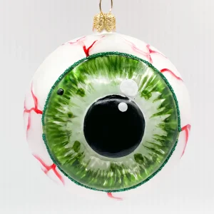 Wiktoria Anatomisches Auge mit grüner Iris und runder Pupille