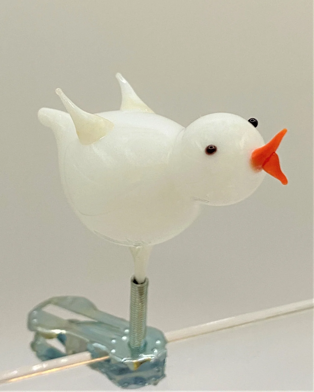 Glasworkshop Vögelchen auf Clip