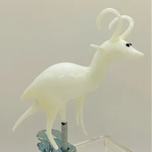 Glasworkshop Gämse auf Clip