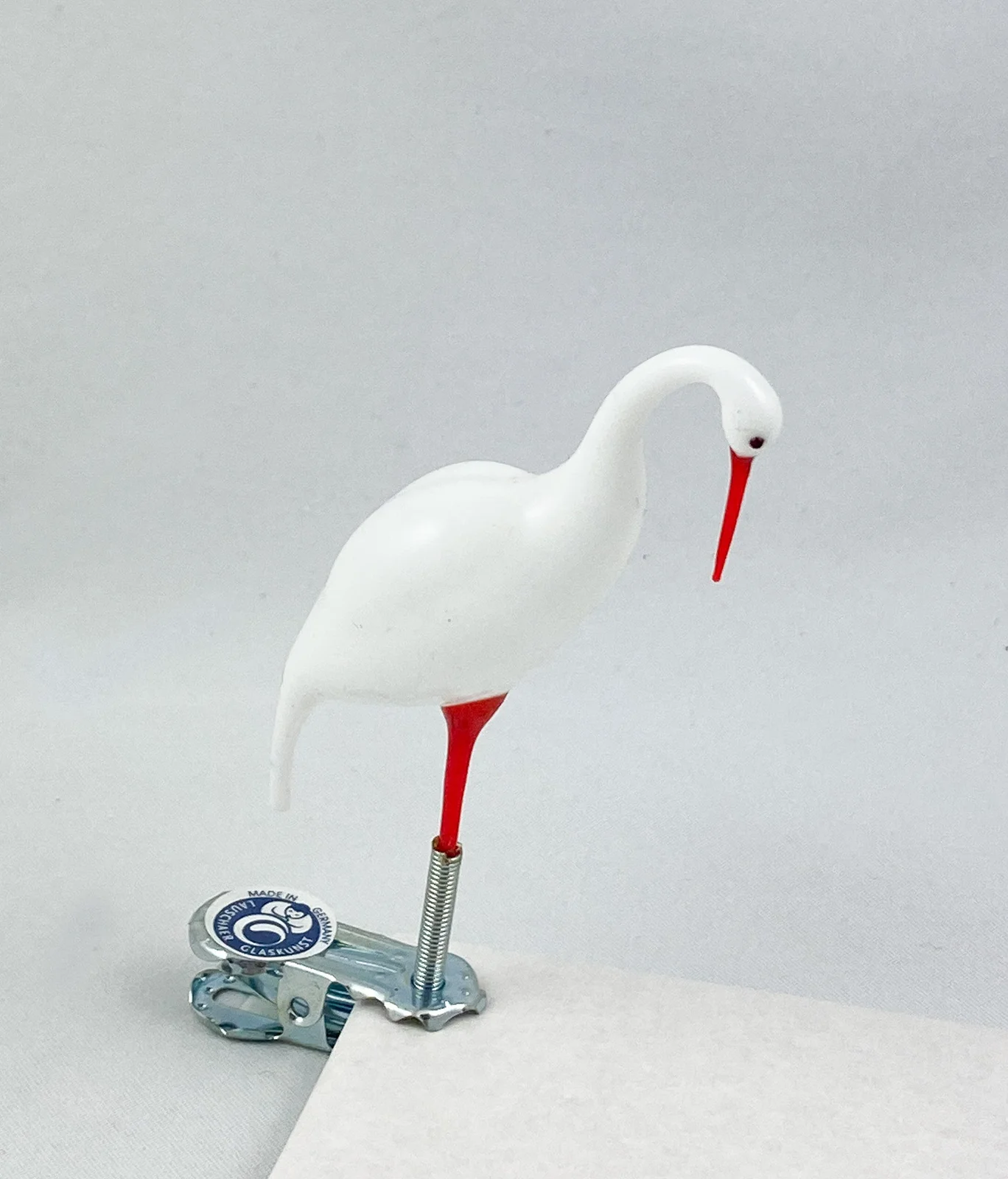 Glasworkshop Storch auf Clip
