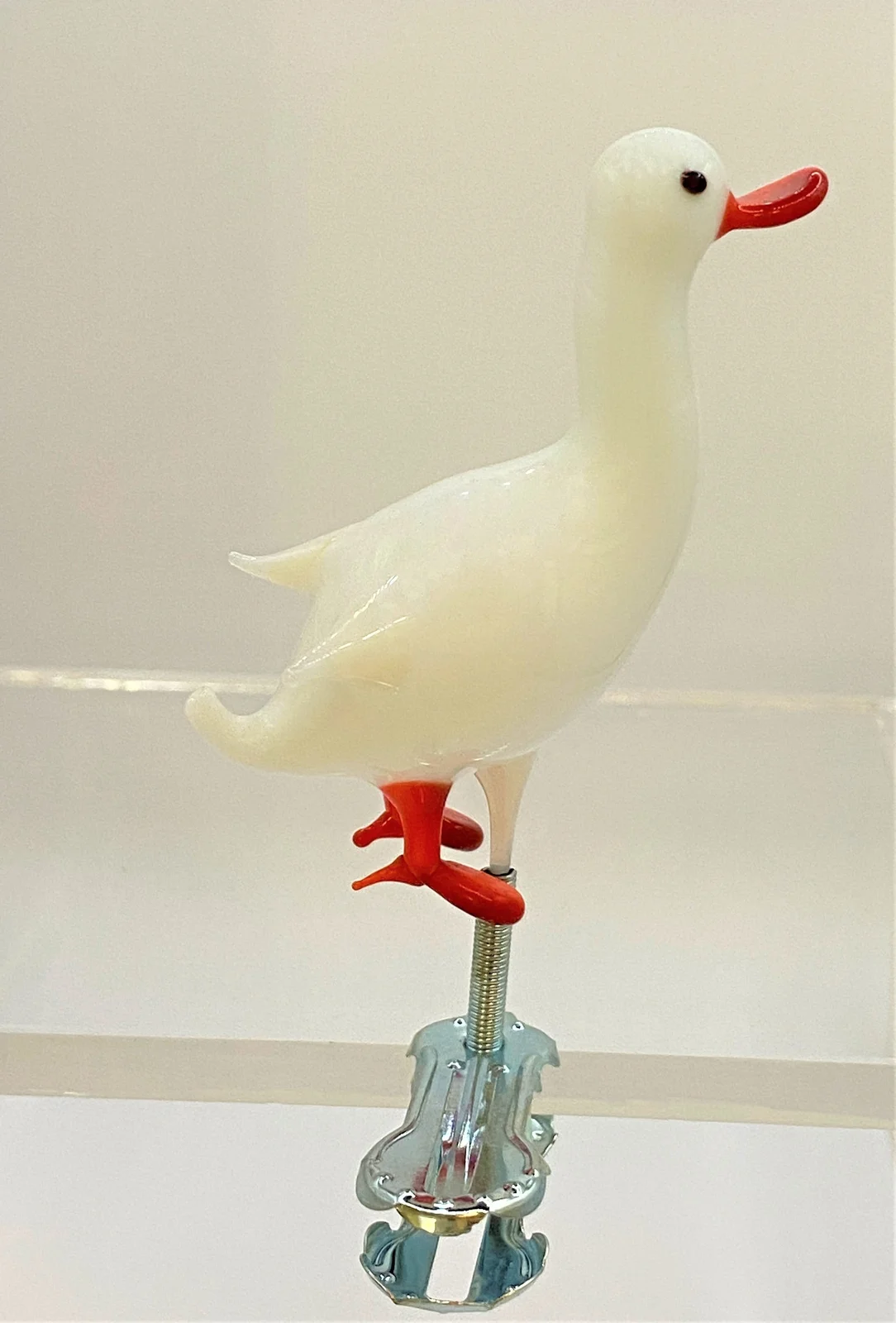 Glasworkshop Ente auf Clip