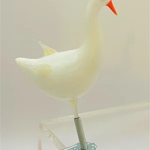Glasworkshop Gans auf Clip