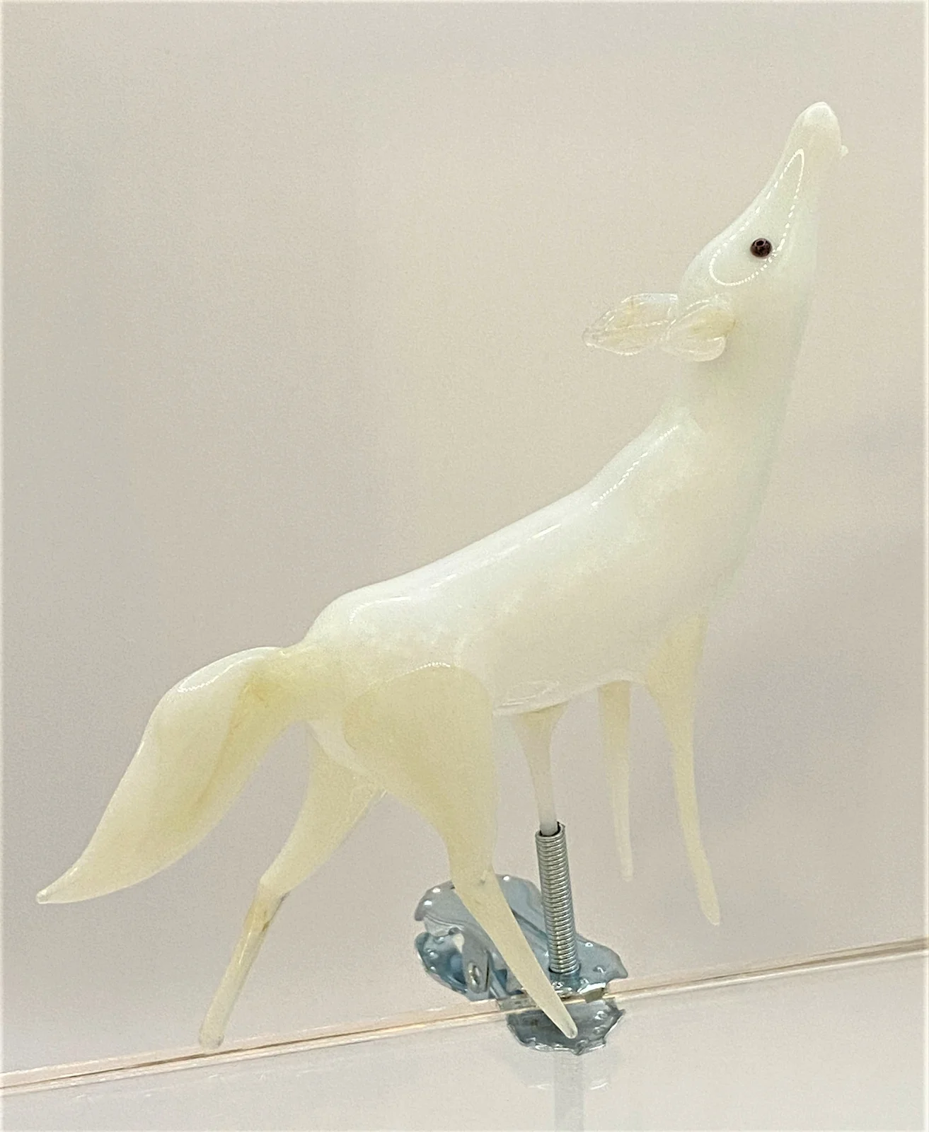 Glasworkshop Heulender Wolf auf Clip