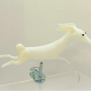 Glasworkshop Hase im Sprung auf Clip