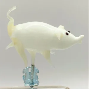 Glasworkshop Schwein auf Clip