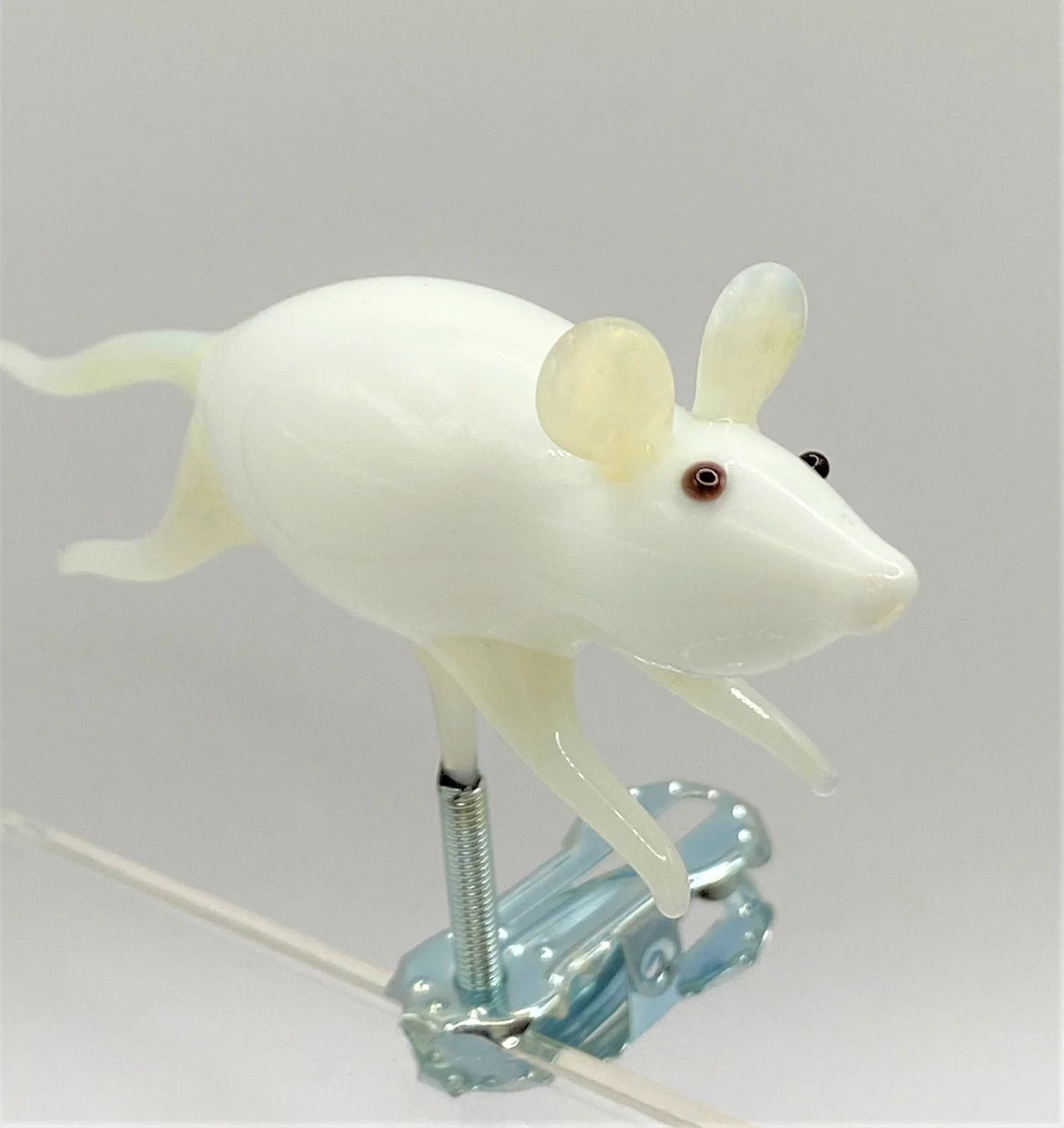 Glasworkshop Maus auf Clip