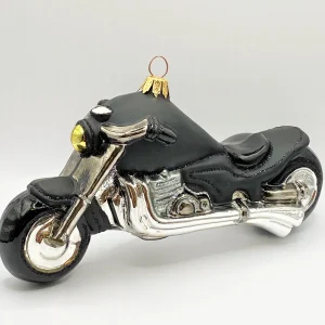 MaxGlass Schwarzes Motorrad