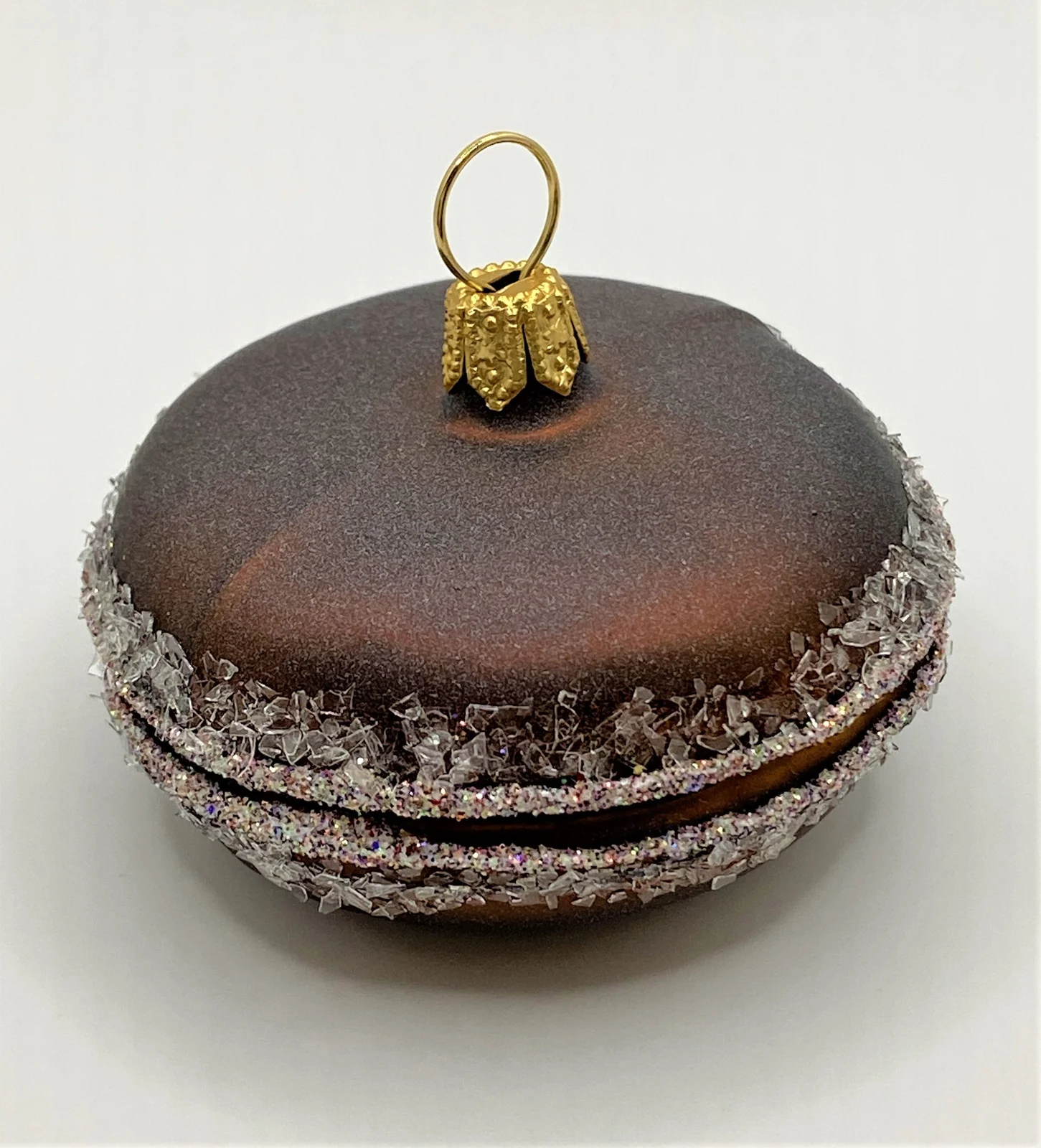GMC Dunkle Schokolade Macaron, Luxemburgerli
